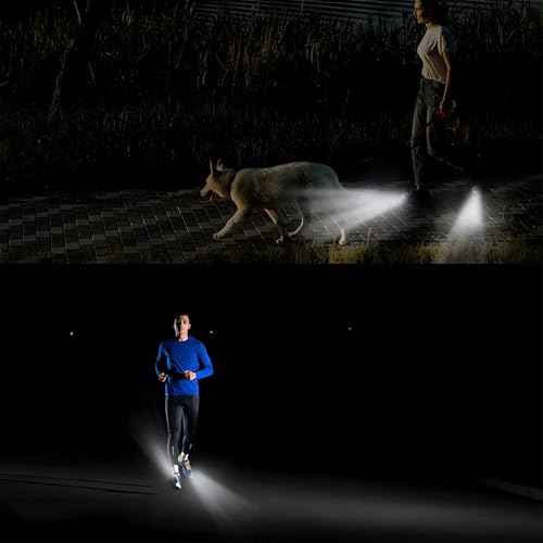 Rechargeable Headlights for Shoes, 2PCS Lights for Shoes, Waterproof Headlights, Novelty Running Lights for Runners, Shoes Lights for Camping, Dog Walking, Night Running