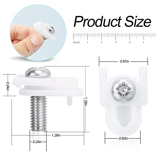 Refrigerator Door Handle Mounting Stud WR01X25070 for GE, 2-Pack