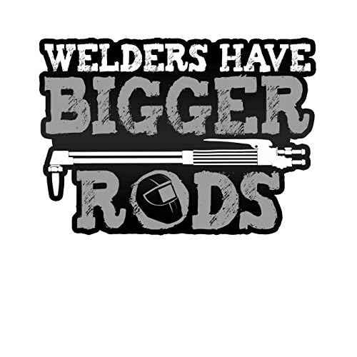Welding Stickers for Hood & Tool Box - 100% Vinyl - For Adults - Badass Welder Including Flux, Rods, Hood, Flash, Fire, Welds