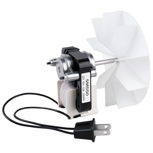 Znektis Universal Quiet Bathroom Exhaust Fan Motor Kit - 50 CFM, 120V, DIY Replacement