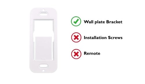 Wall Mount Bracket for Lutron Caseta Pico Remote – 2-Pack Wallplate Adapter for Smart Switch – Snap-in, Tool-Free Installation – Secure Mounting for Lutron Pico Remote – Clean Smart Home Look