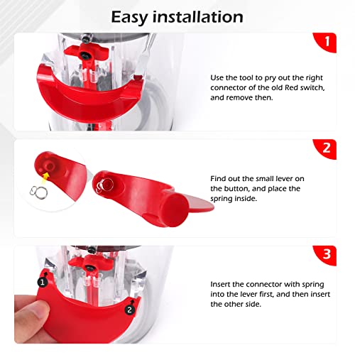 Upgraded Dust Bin Trigger Switch Compatible with Dyson V10 V11 V15 Gen5 Vacuum Cleaner, Release Bin Handle/Dirt Cup Opening Handle/Dust Box Opeaning Switch Button Replacement Parts