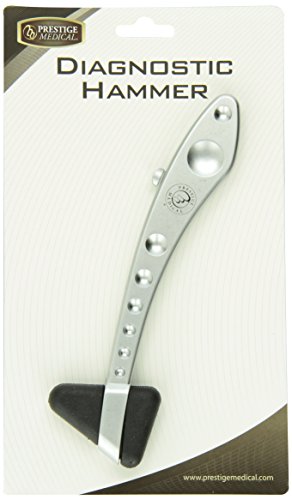 Prestige Medical Ergonomic Reflex Hammer with Retracting Filament - 6 inch Diagnostic Tool