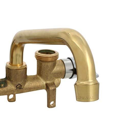 Homewerks Worldwide Rough Brass Laundry Faucet - No Size, Garden Hose Connection