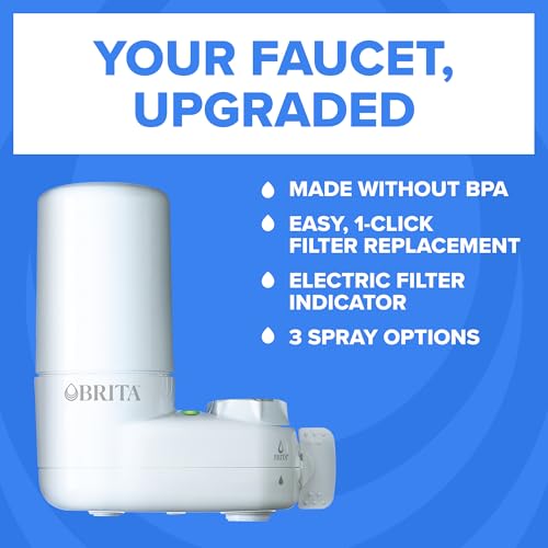 Brita Elite Advanced Faucet Water Filter System - 1 Count / Basic - Faucet Mount