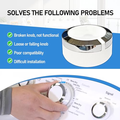 HPUY WE01X24552 GE Dryer Timer Knob Replacement for GTD33/GTD42/GTD45 Series 1pc