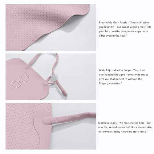 UPF50+ Half Mask,Face Shield,Sun Screen Protector for Face with Adjustable Ear Straps, Golf Visors for Women Golfers