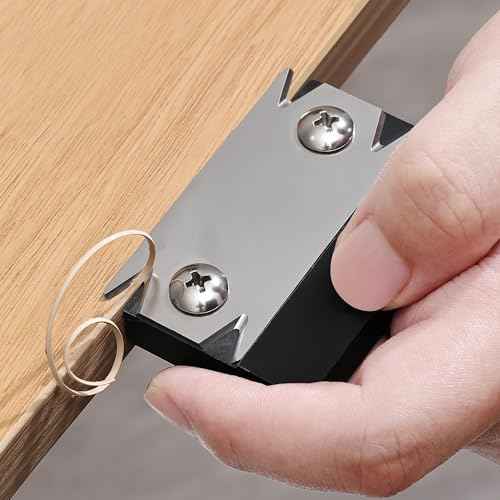 Edge Banding Trimmer - 2025 Upgraded Mini Edge Band Trimmer & Cutter, Stainless Steel Blade Veneer Edge Trimmer for Woodworking, Durable Edgebanding Trimming Tool for Wood, Veneer, PVC, ABS