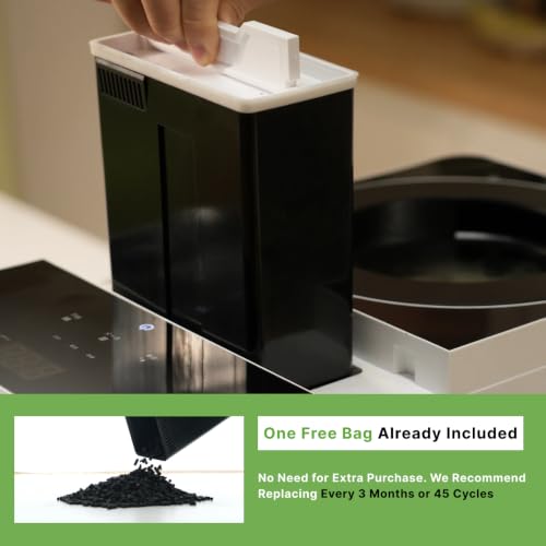 Natridy Replacement Activated-Carbon Filter for CYF01 Electric Kitchen Composter – 600g, 3 Months, Filter Bag