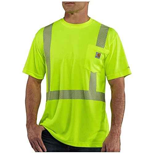 Carhartt Men's Force High-Visibility Short-Sleeve Class 2 T-Shirt