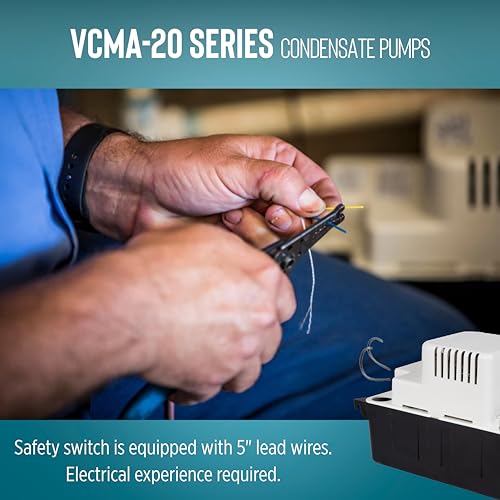 Little Giant VCMA-20ULS 115V Condensate Pump for HVAC & Dehumidifiers