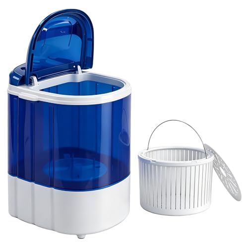 Portable Washing Machine with Spin Dryer - 5.7 lbs Capacity, Compact Laundry for Apartments & Travel
