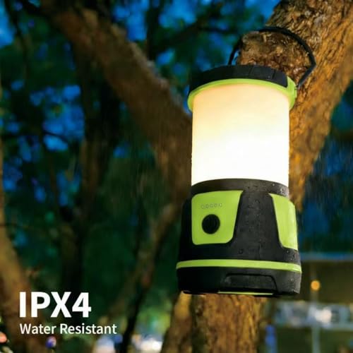 Cullaby Rechargeable Emergency Lantern 3000 Lumens Green Camping & Power Outage Light
