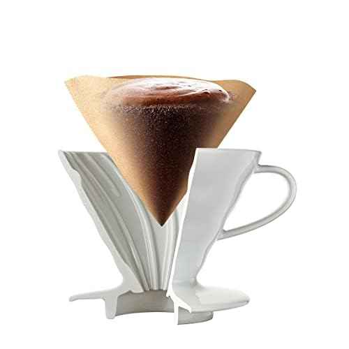 Hario V60 Paper Coffee Filter, Size 02, Natural, 100ct