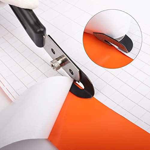Gomake Bodyguard Vinyl Backing Cutter Knife PTFE-Coating Sticker, Pack of 50