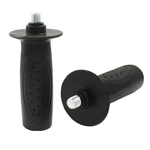 M10 Thread Black Angle Grinder Handle£¬4.5''x1.26'' Side Handle Tool for Angle Grinder Pack of 2