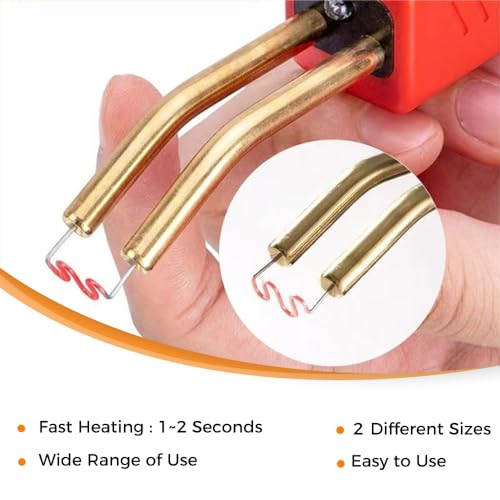 Mtsooning 1000 Pcs Welding Rods Hot Staple, Plastic Repair Machine Welding Staples Replacement for Car Bumpers Dashboards Lamp Holders Plastics Rings Supplies, Wave Shape 0.8mm 0.6mm Staple