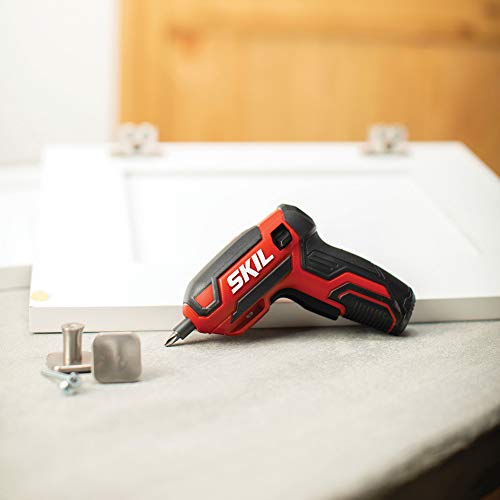 Skil 4V Rechargeable Cordless Screwdriver Set with 9 Bits & USB Charger - SD561801