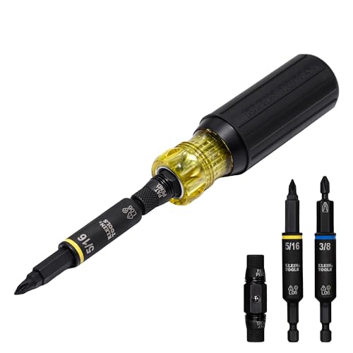 Klein Tools 32500HD 11-in-1 Impact Multi-Bit Screwdriver & Nut Driver