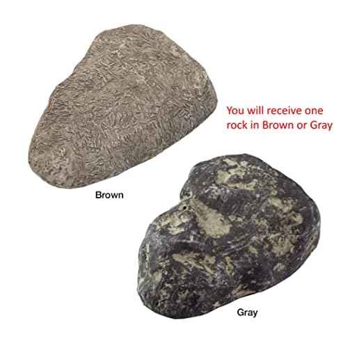Lucky Line Rock Key Hider, Cash Hider, Medium, Pack of 1, Brown or Gray (90601)