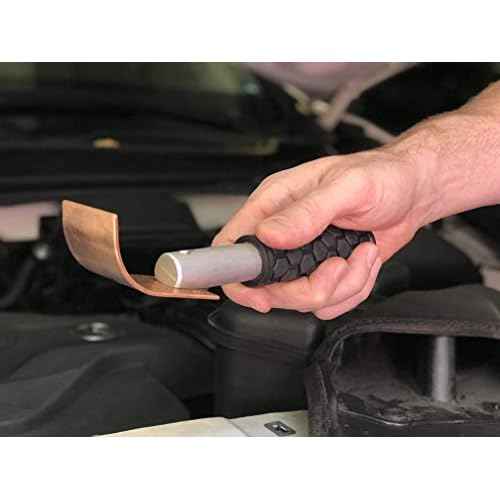 Copper Welding Spoon Welders Helper Welding Tool 3 Plate Set, Flat/Curved/Angle Copper Paddle Backer