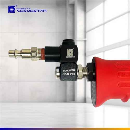 Cosmostar Universal 1/4" NPT 360 Degree Swivel Air Hose Connector Industrial Swivel Air Fittings Air Tool Adapter