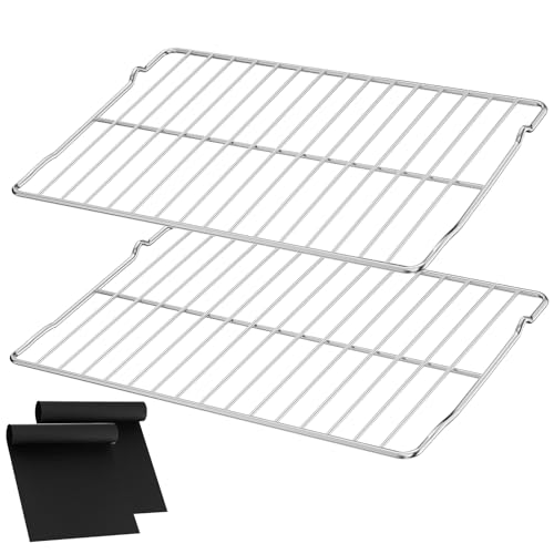 YEECHUN 316496201 Heavy-Duty Stainless Steel Oven Rack 24.2 x 16 in Pack of 2 for Frigidaire/Kenmore