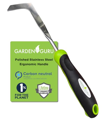 Garden Guru 1 Pack Patio Crack Weeder Tool Stainless Steel Ergonomic Handle