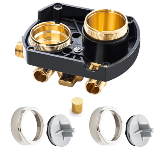 The Door Bull R22000 Brass Universal Rough-In Shower Valve with Diverter - Model R22000