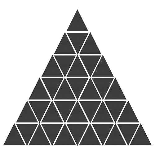 uxcell Acrylic Mirror Wall Stickers, 100Pcs Self Adhesive Removable Triangle Wall Decals for Home Living Room Bedroom Office DIY Decor (20mm, Black)