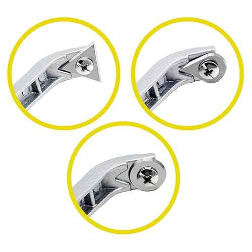 LU&MN Carbide Scraper Tool ? 1-INCH Tungsten Carbide Triangular Blade, Heavy-Duty Paint, Glue & Putty Remover with Ergonomic Non-Slip Handle