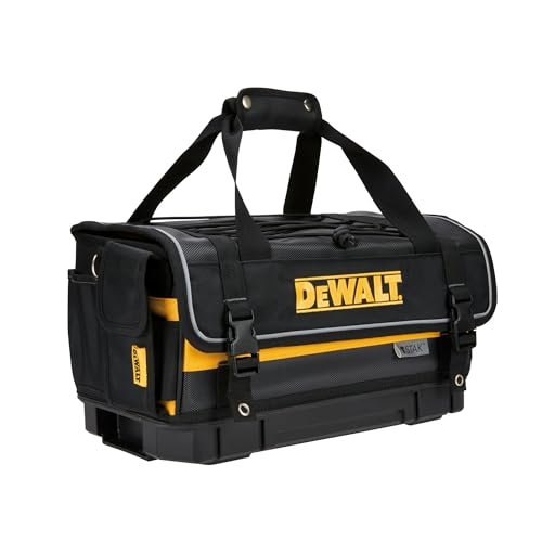 DEWALT TSTAK Tool Bag 16-Inch Durable Tote with Organizer & Hard Bottom - One Size