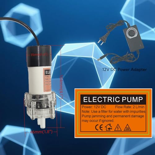 Food Grade Electric Water Transfer Pump 110V Adjustable Flow for Water Jugs