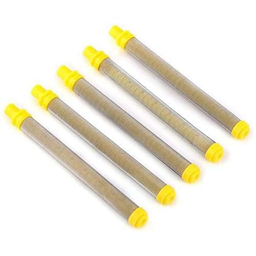 Replacement Wagner Titan Fine Mesh Airless Spray Gun Filters 100 Mesh, Replacement Following Wagner Filter 0089324 581-062 Push on Type(5 pcs)
