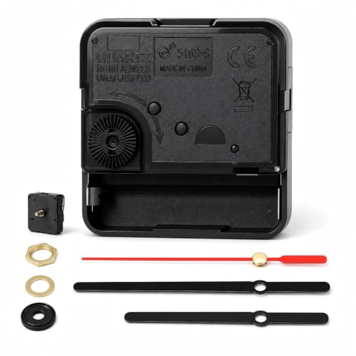 Silent Quartz Clock Movement Kit with Hands Replacement for Wall Clocks