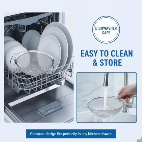 Fine Mesh Juice Strainer for Nama J2 304 Stainless Steel 4 Inch - Small-4 Inch