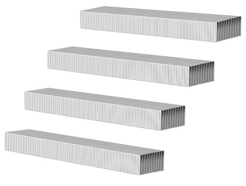 HW HAMWOO 1/2" Narrow Crown Staples 18 Gauge - 4000 pcs for Staple Guns