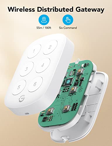 GoveeLife Wireless Smart Button Sensor for Home Automation, 6-Button Control