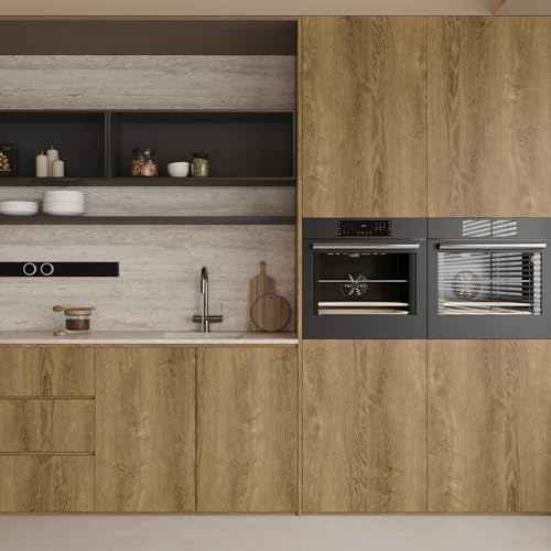 VaryPaper Light Brown Wood Grain Contact Paper for Cabinets Wood Wallpaper Peel and Stick Countertops Waterproof Removable Self Adhesive Wood Vinyl Wrap for Furniture Table Desk Shelves 15.7''x78.7''