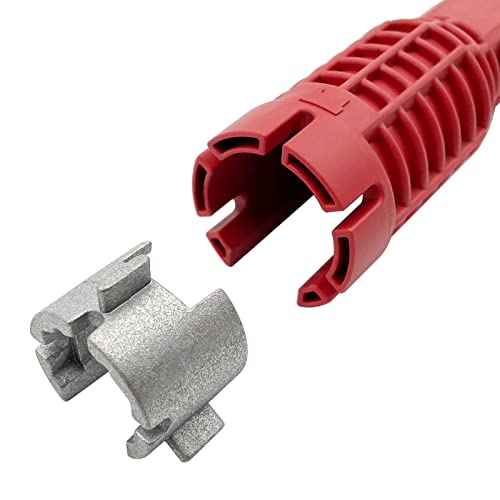 Basin Wrench, Faucet and Sink Installer Tool Multifunctional Plumbing Tool Pipe Extractor for Sink Bathroom Kitchen Toilet Plumbing