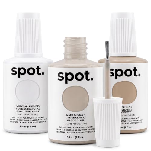 Spot Touch-Up Paint Kit - Matte Beige Multi-Tone for Walls & Furniture - 3 Pack