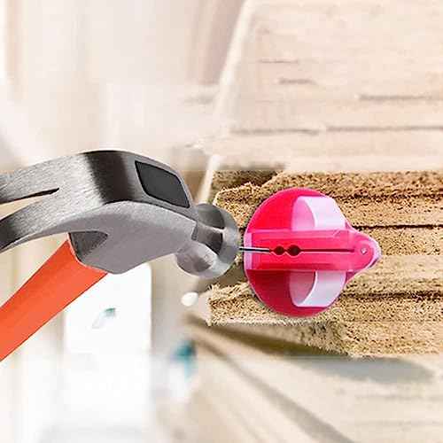 Nail Holder for Hammering, Plastic Pliers,Finger Protective Nail Guide,Home Tool Auxiliary Pliers,Gadget More Safety for Hammering Screws and Nails Secure Nails Anti-smashing finger Joint Pliers Tool