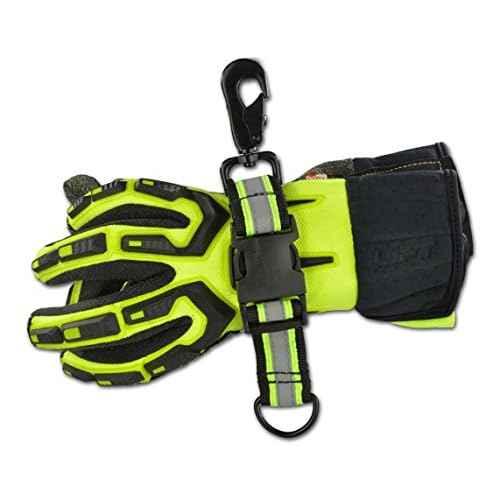 Lightning X Heavy-Duty Ballistic Nylon Glove Strap, Adjustable Size, Reflective Tape for Quick Access (Ideal for Firefighters, EMTs, Construction and Mechanics)