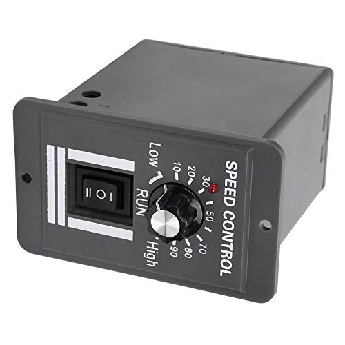 DC 12-60V 20A Motor Speed Controller for DC Brush Motors, Forward/Reverse Regulator