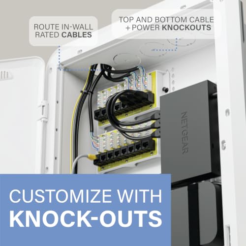OnQ 30-Inch Wall Media Box with Universal Mount Grid & Custom Knockouts
