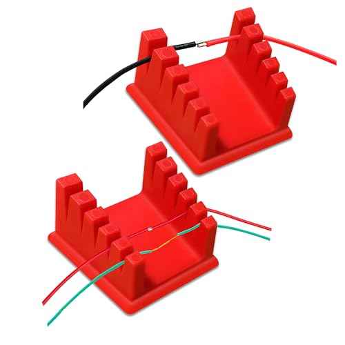 2PCS Soldering Station Clamp,Plastic Wire Clamp Bracket,Welding Soldering Station Clamp,Suitable for Various Size Wire