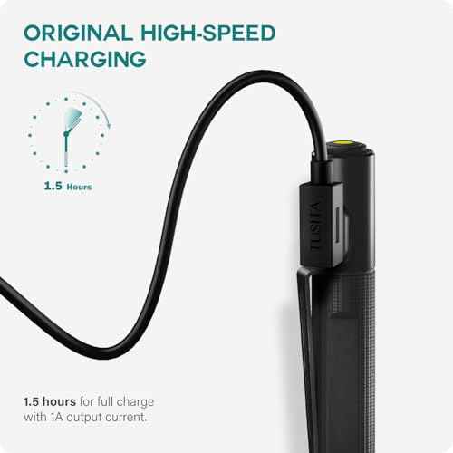 TUSITA Magnetic Charger Cable Compatible with LEDLENSER P&H Models Flashlight- 1.2M / 4ft.