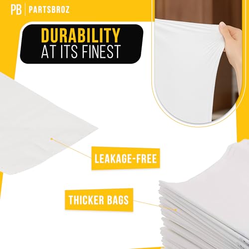 18-Inch W10165293RB Trash Compactor Bags for Whirlpool GE KitchenAid, 60-Pack