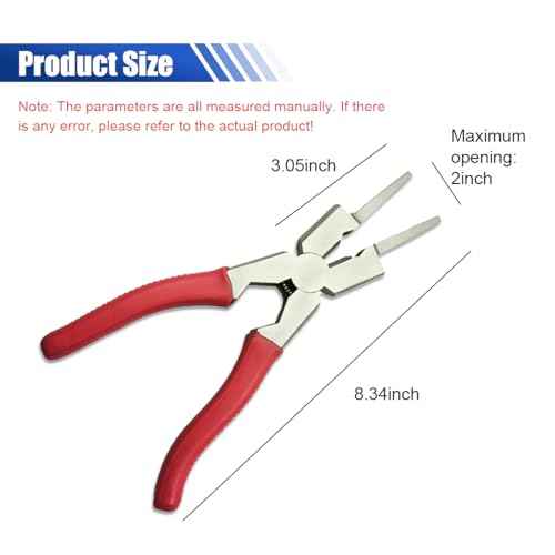 8" MIG Welding Pliers, High Carbon Steel Multi-Functional Welding Pliers, Anti-Rust Mig Welder Plier Clip Tool, Professional Welding Soldering Tool for Wire Cutting, Spatter Scraping