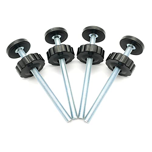 Vmaisi 4 Pack 8MM Baby Gate Spindle Rods Replacement Hardware for Safety Gates